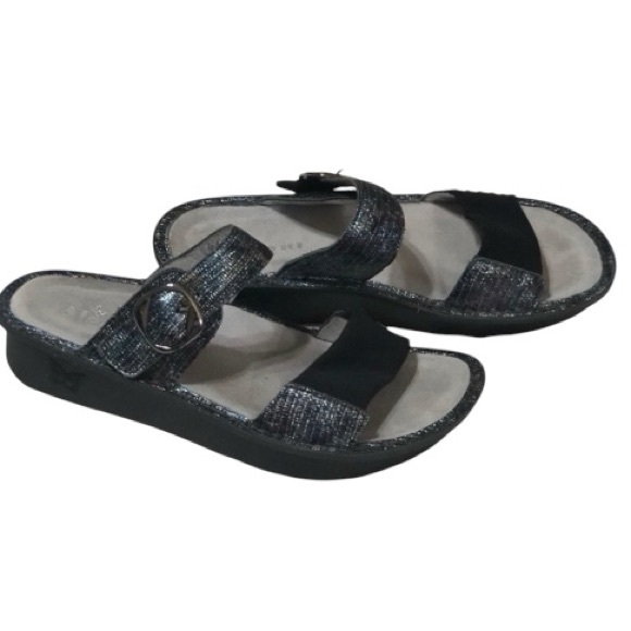 Alegria Shoes - Alegria Keara Rainbow Casual Slip On Slide Platform Sandals Kea-292 39 9-9.5